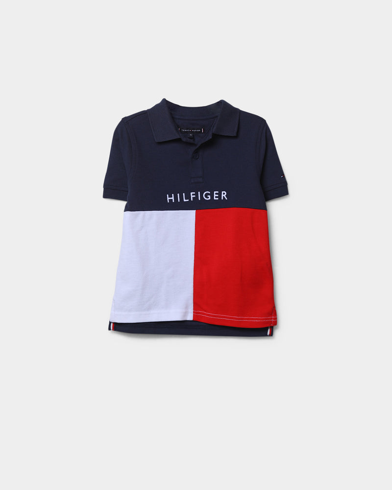 Tommy Jeans | Kings Kids Hilfiger Colourblock Twilight Culture Navy Polo US