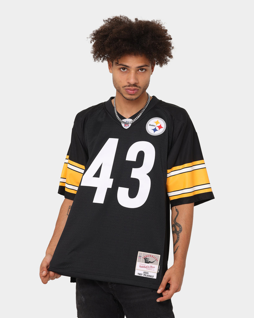 43 Polamalu - Official NFL Pittsburgh Steelers Legacy Collection Throwback  Jersey (Black)