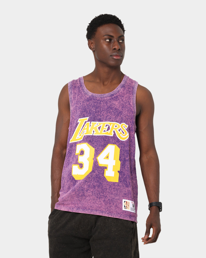 Los Angeles Lakers Youth Jersey Mitchell & Ness #34 Shaquille O