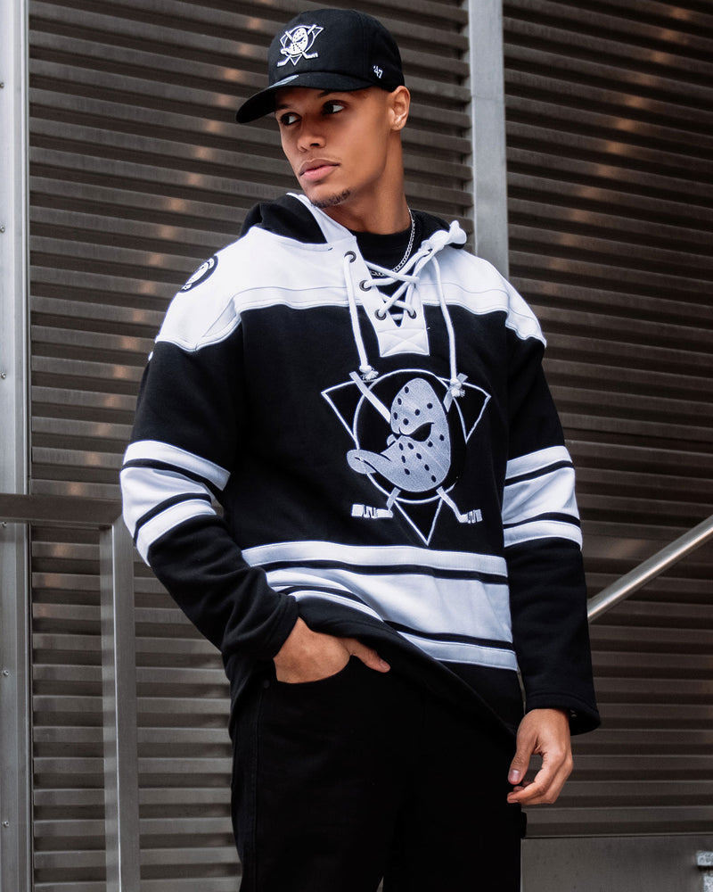 Buy Anaheim Ducks Superior Lacer Hood Jersey Men's Hoodies from '47. Find  '47 fashion & more at
