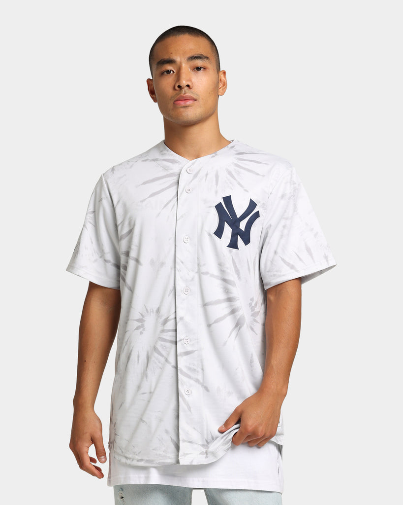 Majestic Athletic New York Yankees Tie Dye Replica Jersey Grey Dye ...