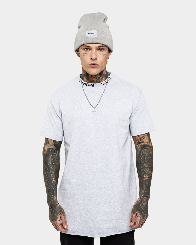 Saint Morta Alternate T-Shirt Light Grey Marle | Culture Kings US