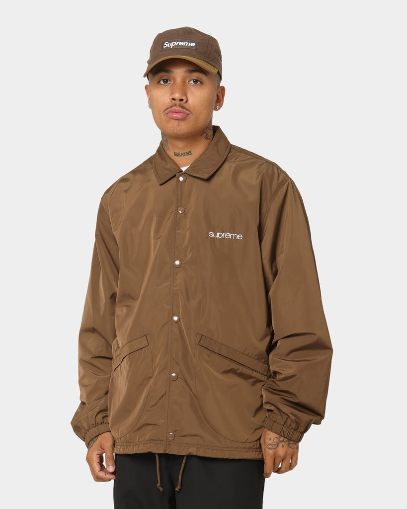 Supreme Five Boroughs Coaches Jacket Brown | Culture Kings US