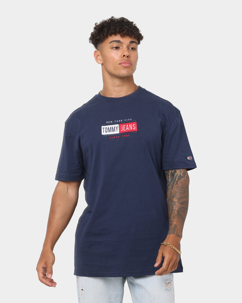 Tommy Jeans Timeless T-Shirt Twilight Navy | Culture Kings US