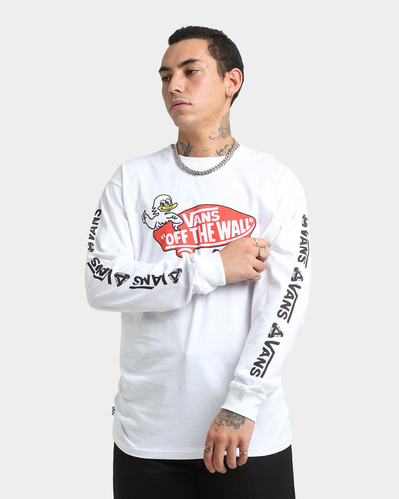 Palace Palace X Vans Duck Out Long Sleeve Shirt White | Culture Kings US
