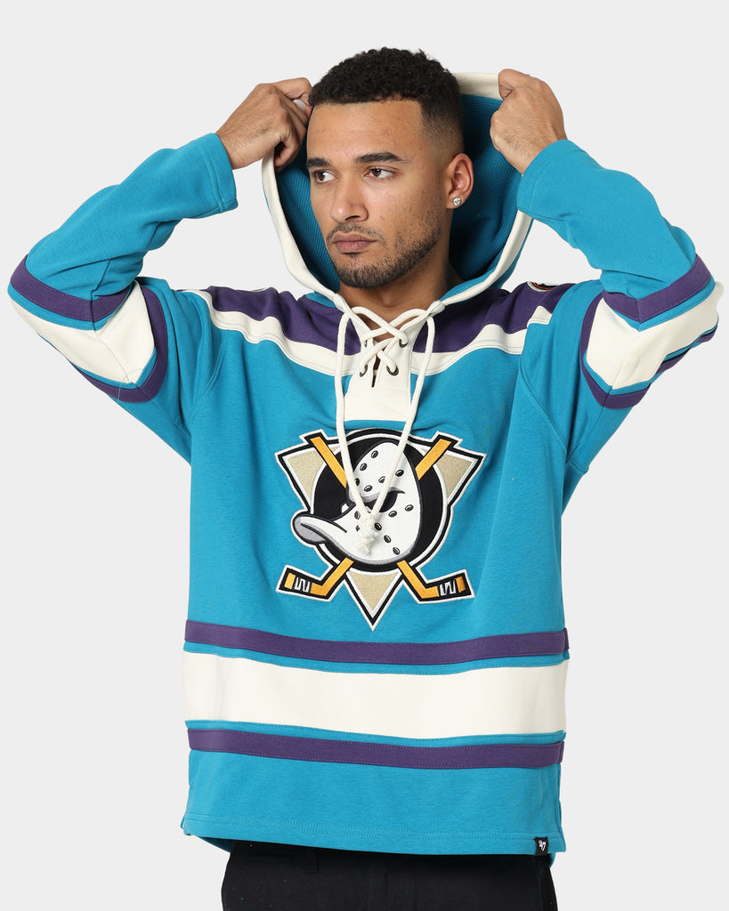 Buy Anaheim Ducks Superior Lacer Hood Jersey Men's Hoodies from