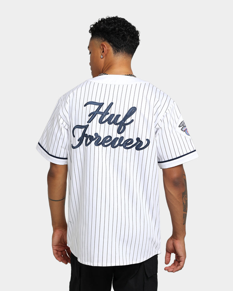 HUF Forever Baseball Jersey KN00340-WHT - Shiekh
