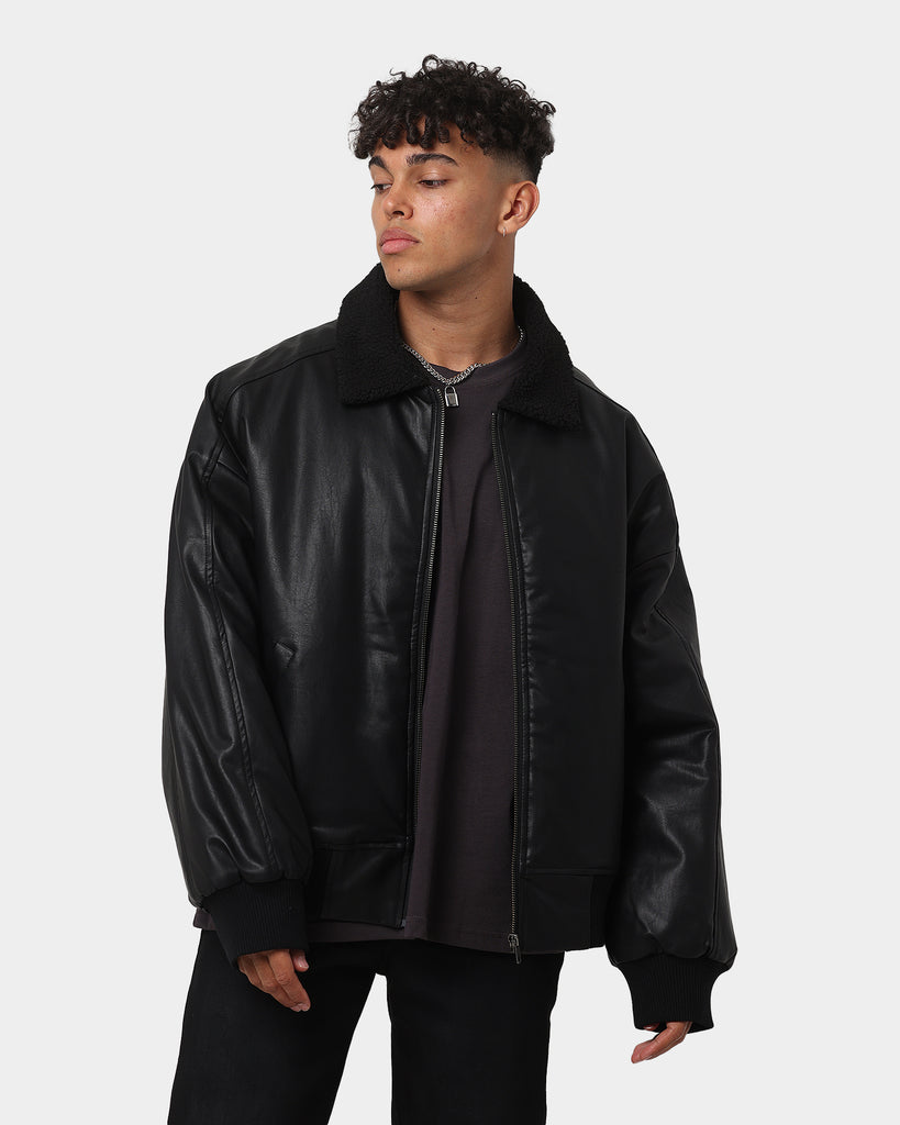 EN ES Apex Sherpa Jacket Black | Culture Kings US