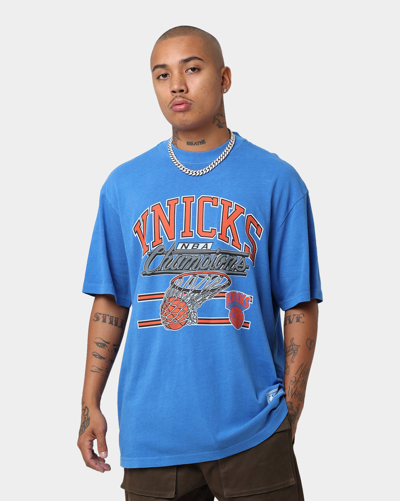 New era NBA Team Colour New York Knicks Short Sleeve T-Shirt Blue
