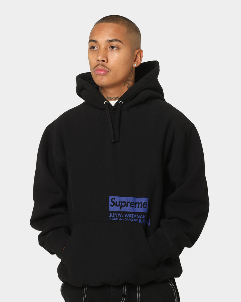 Supreme X Junya Hooded Sweatshirt Black | Culture Kings US