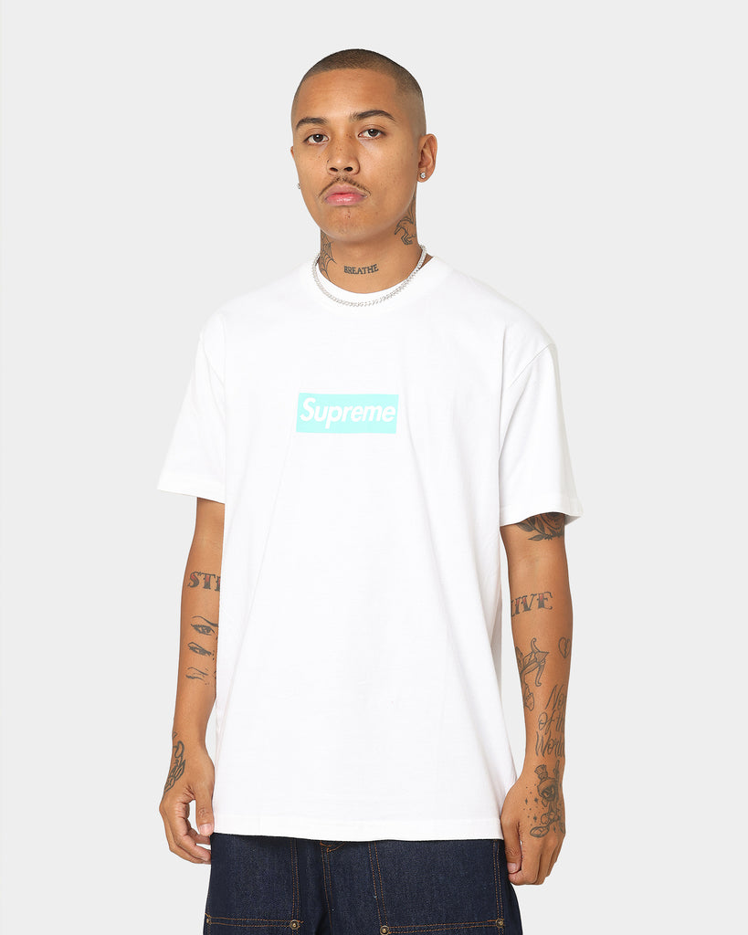 Supreme X Tiffany & Co T-Shirt White | Culture Kings US