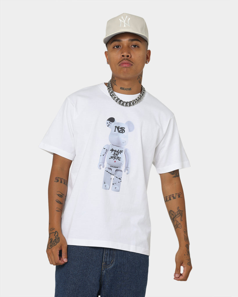 Medicom Toy Nas X Applebum Be@r T-Shirt White | Culture Kings US