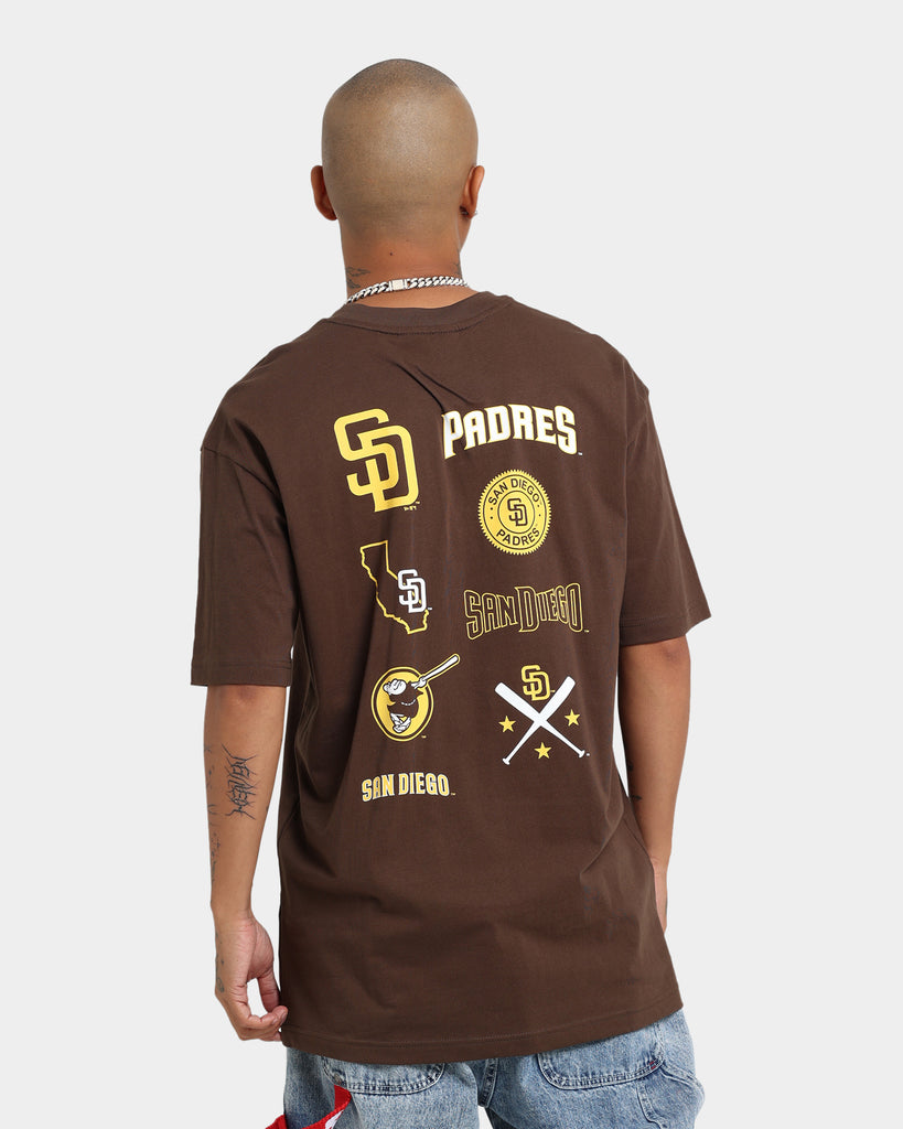 New Era San Diego Padres City Graphics T-Shirt Brown