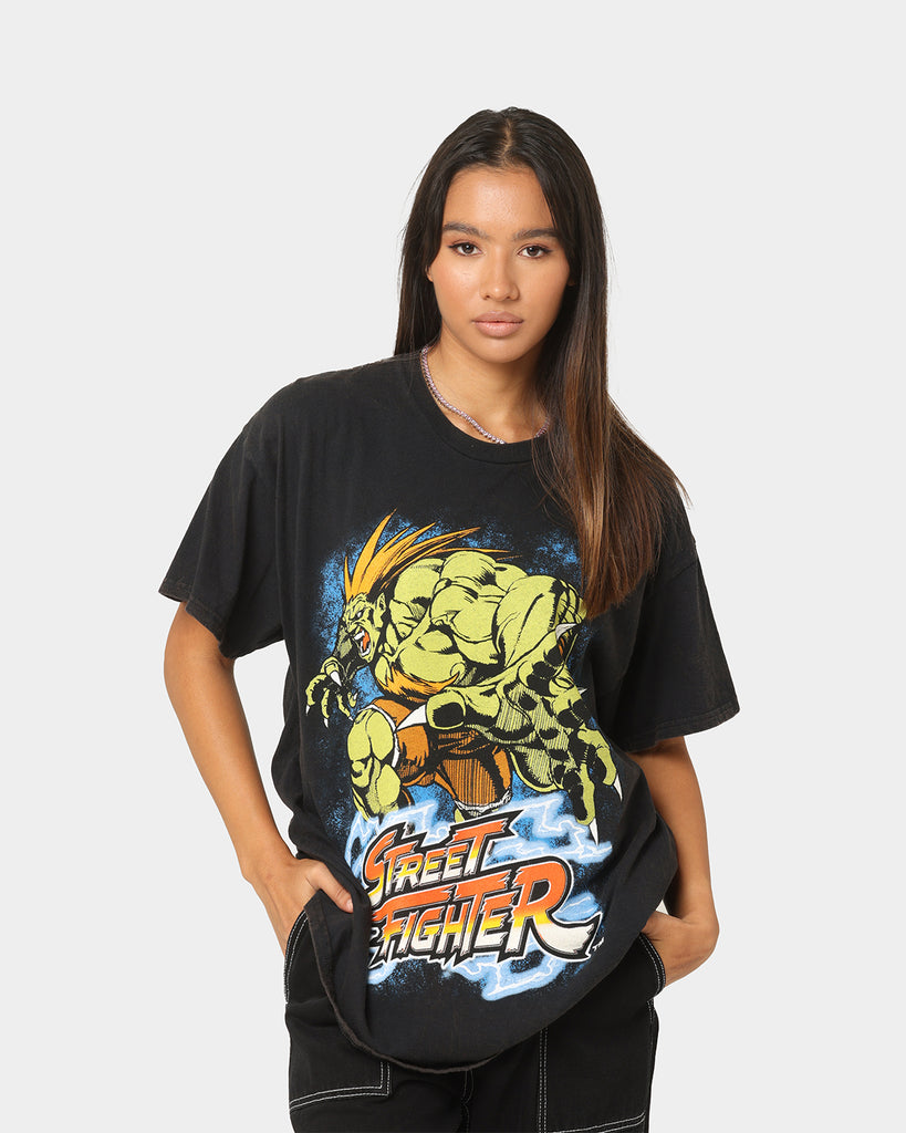 Street Fighter 2 Blanka Mens & Womens Unisex Street Fighter Crew