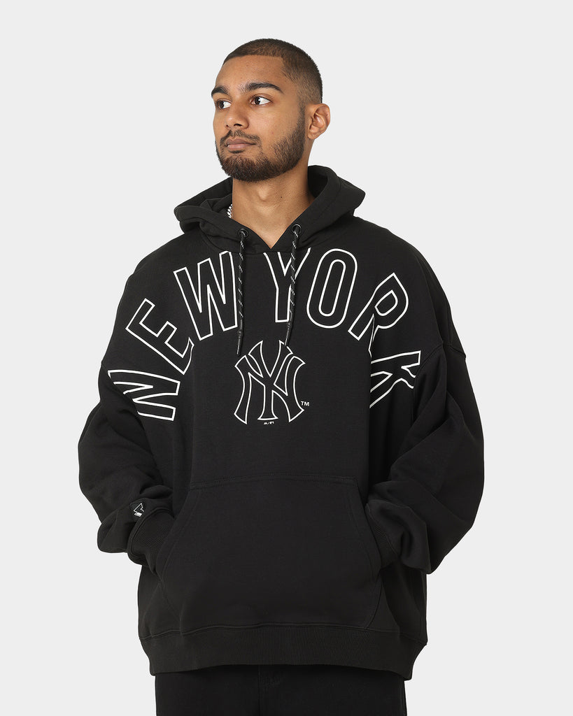 Majestic Men's New York Yankees Baseball Black Hoodie Jumper Size