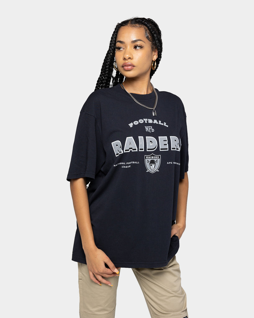 Mitchell & Ness Los Angeles Raiders Script T-Shirt Faded Black