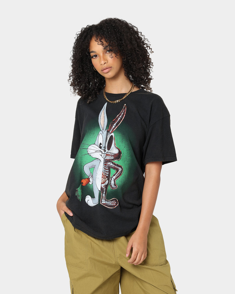 Goat Crew X Looney Tunes Bugs Bunny Vintage T-Shirt Black Wash ...