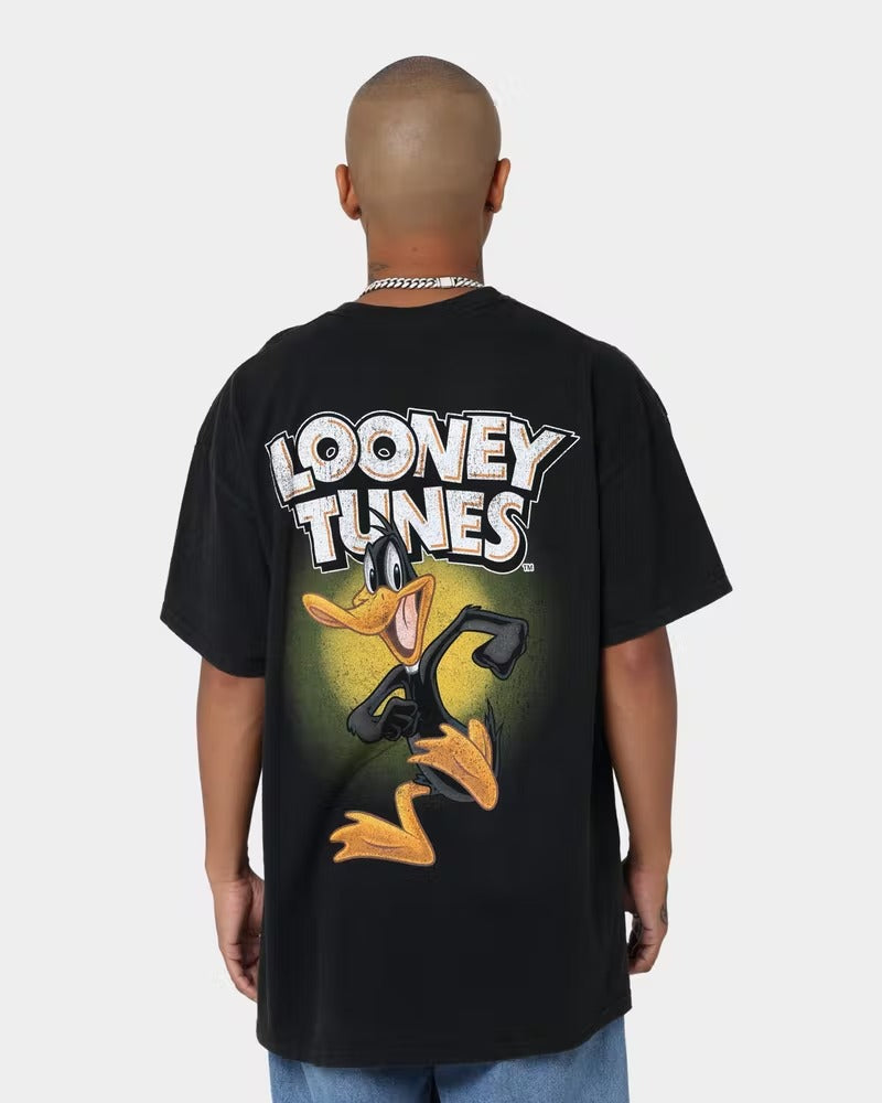 Goat Crew X Looney Tunes Daffy Vintage T-Shirt Black Wash | Culture ...