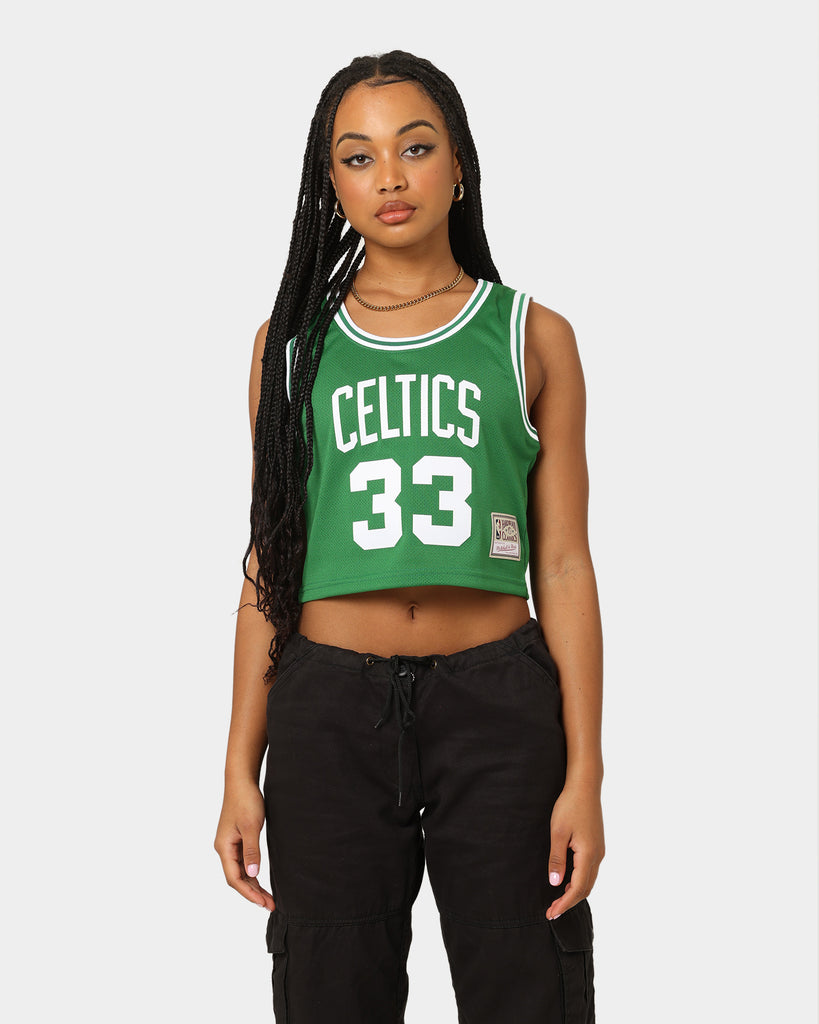 Mitchell & Ness Women's Boston Celtics Larry Bird #33 NBA Cropped Jers