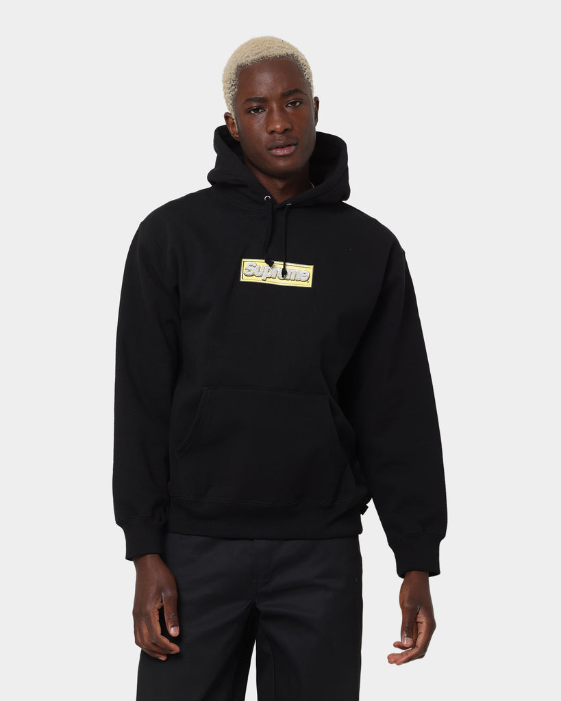 Supreme Bling Box Logo Hoodie Black | Culture Kings US