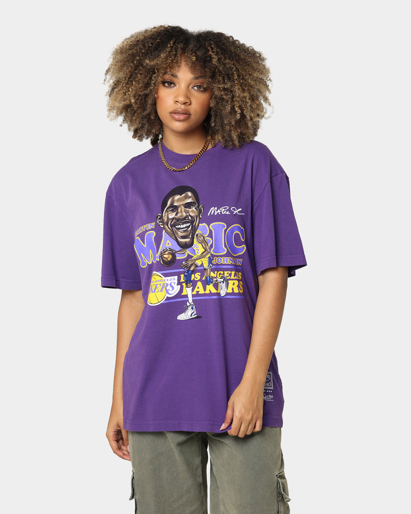 Mitchell & Ness Women's Magic Johnson Los Angeles Lakers Slap