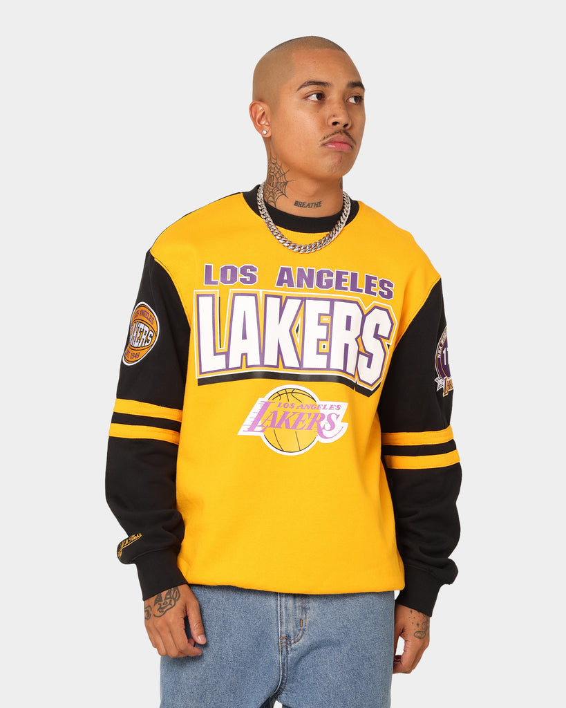 Women's Los Angeles Lakers Gold & Split Dress Jersey - All Stitched