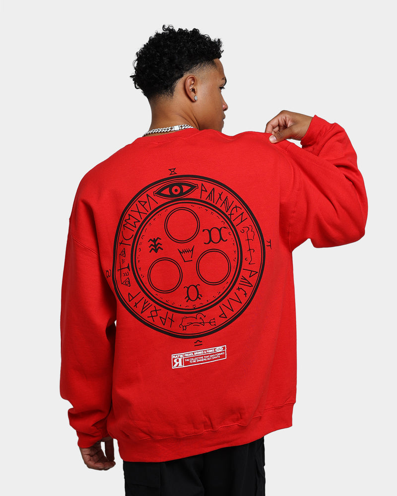 Rats Get Fat X Silent Hill Halo Of The Sun Crewneck Red | Culture