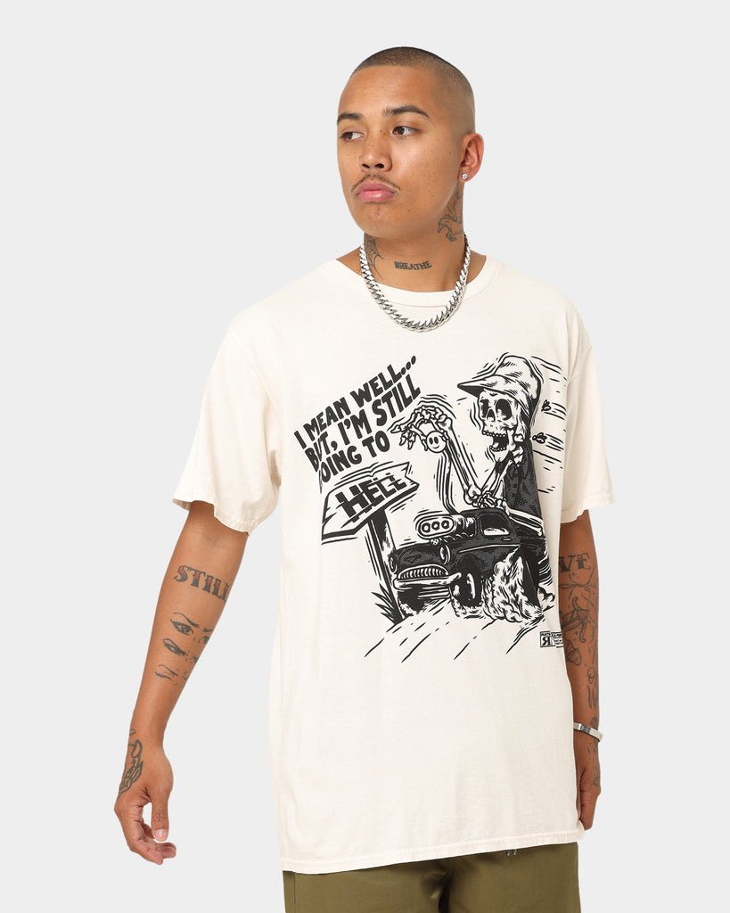 Rats Get Fat Going To Hell T-Shirt Off White | Culture Kings US