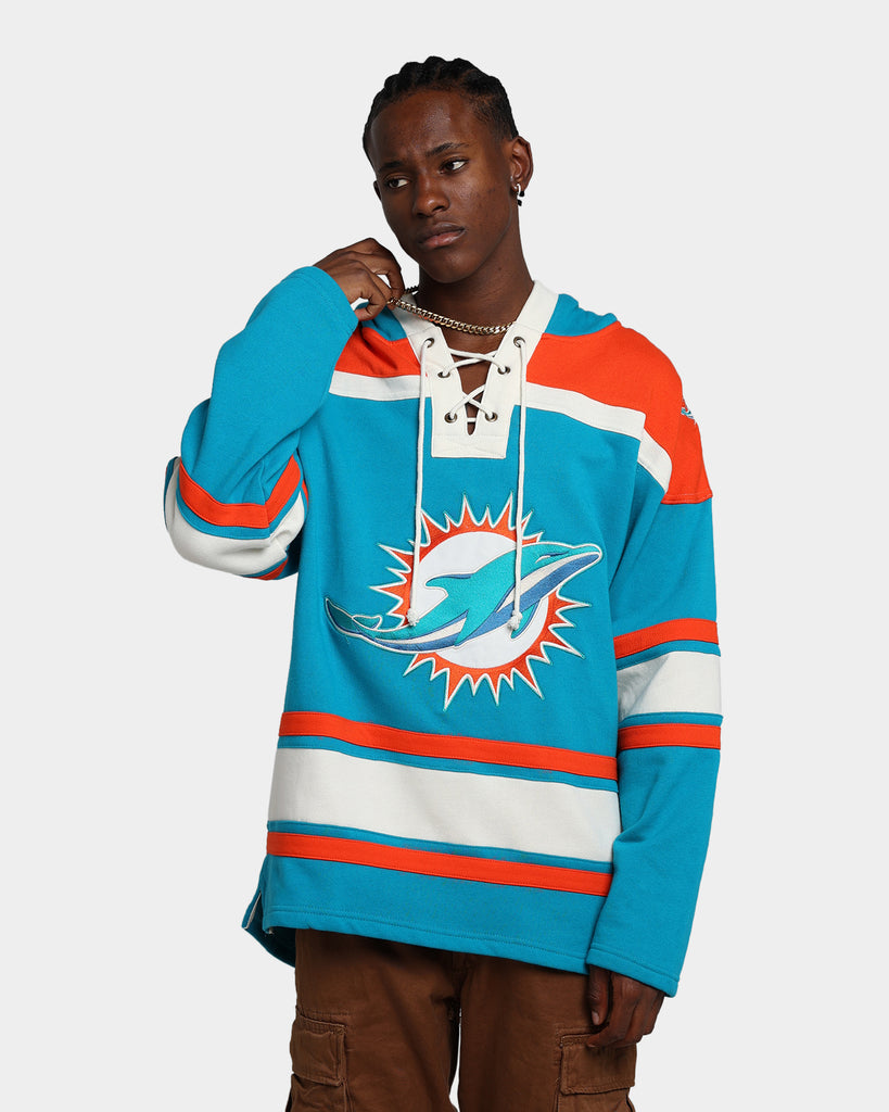 47 Brand / Men's Miami Dolphins Orange Rooted Long Sleeve T-Shirt