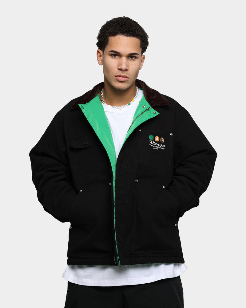 X-Large Reversible Work Jacket Green/Brown | Culture Kings US