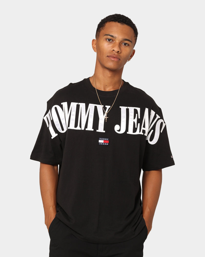 Tommy Jeans TJM Skater Archive Back Logo T-Shirt Black | Culture