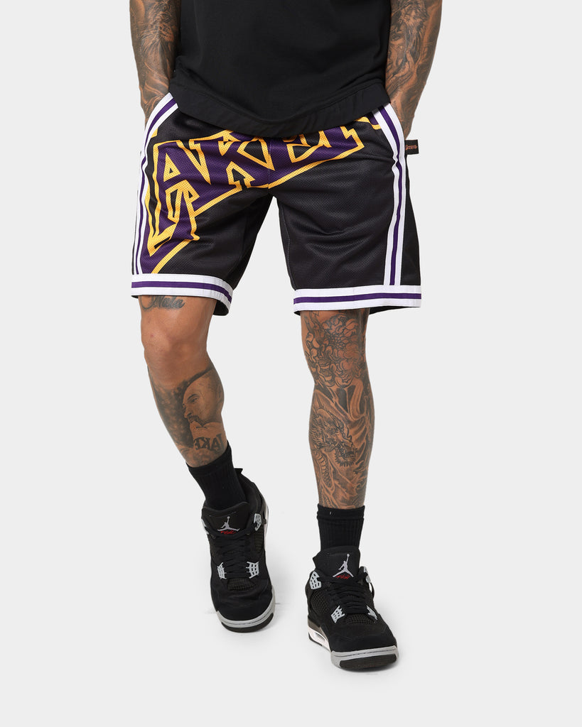 Los Angeles Lakers NBA Big Face Fashion Short By Mitchell & Ness - Mens