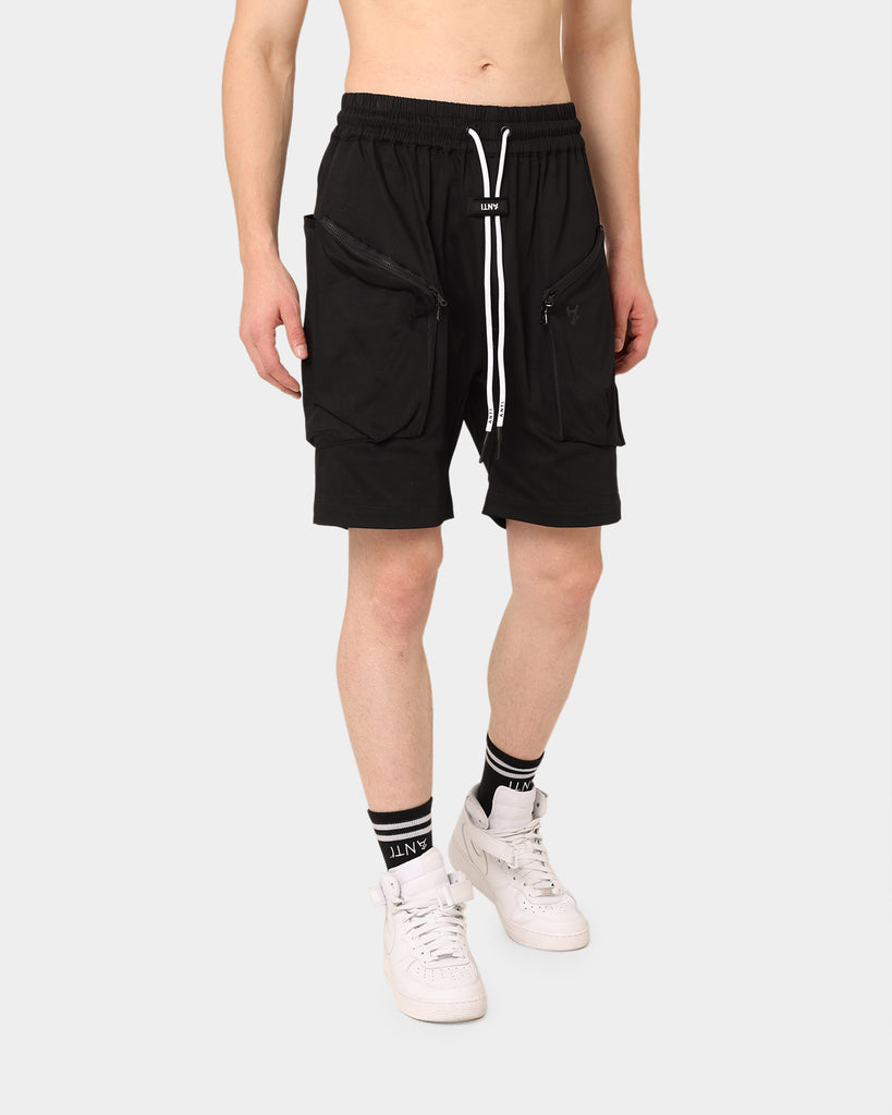 The Anti Order Neo Military Cargo Shorts Black | Culture Kings US