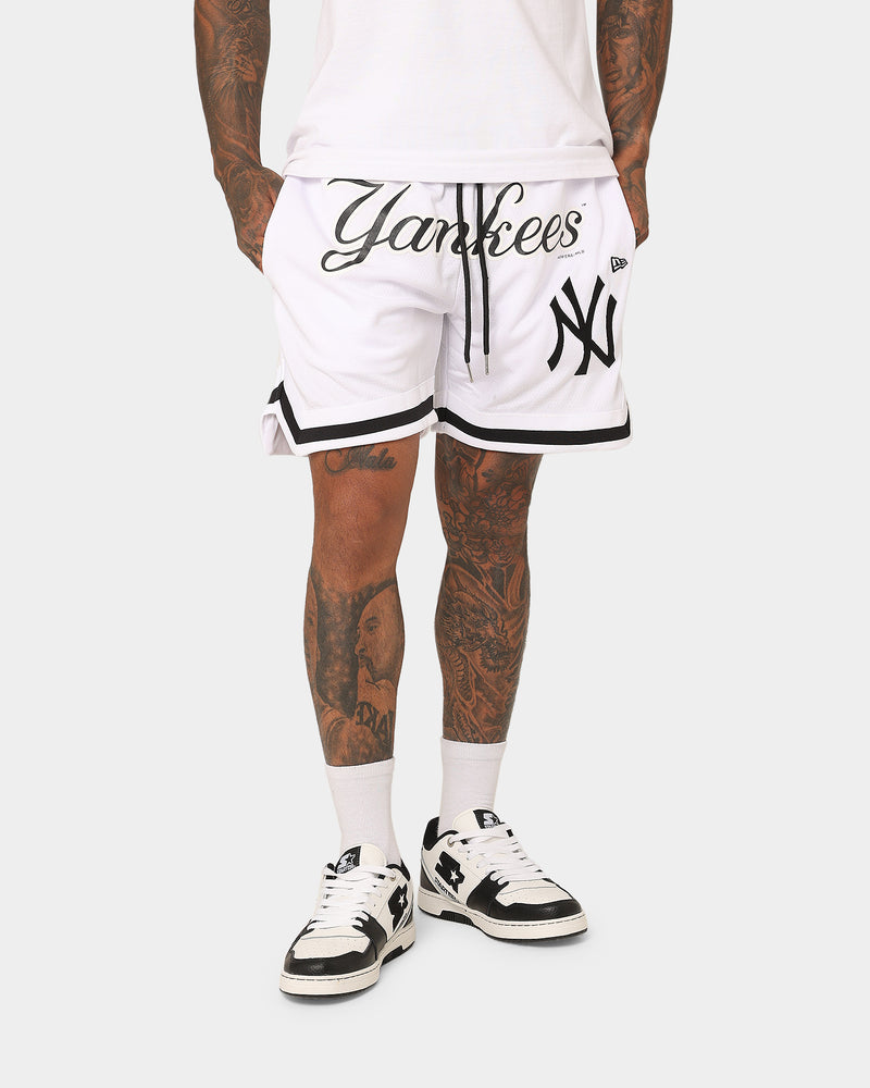 New Era New York Yankees Mesh Shorts White