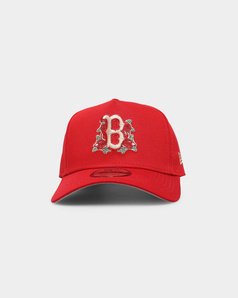 New Era Boston Red Sox 9FORTY K-Frame Snapback Scarlet/Floral | Culture ...