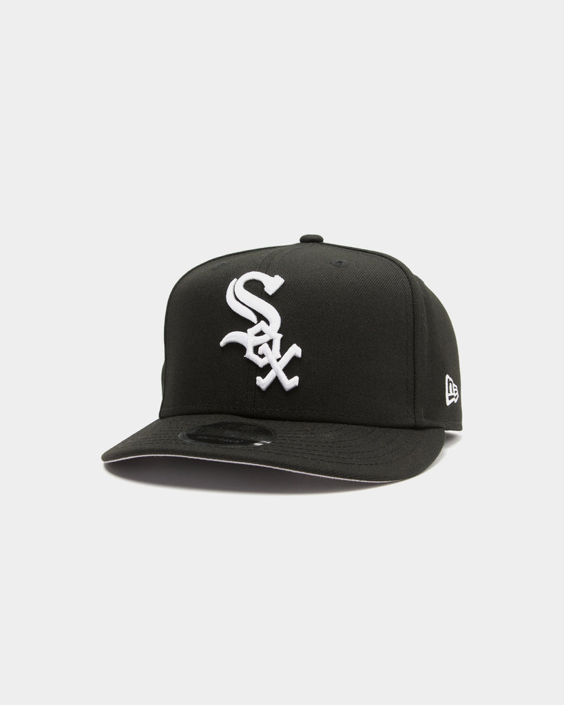 Chicago White Sox New Era MLB 9Fifty 950 Snapback Cap Hat Black Crown –  Capland