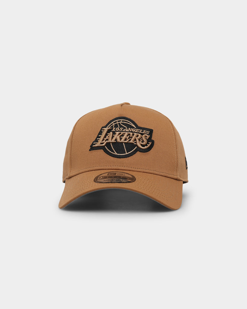 New Era Los Angeles Lakers 'Black/Tan Suede' 9FORTY K-Frame