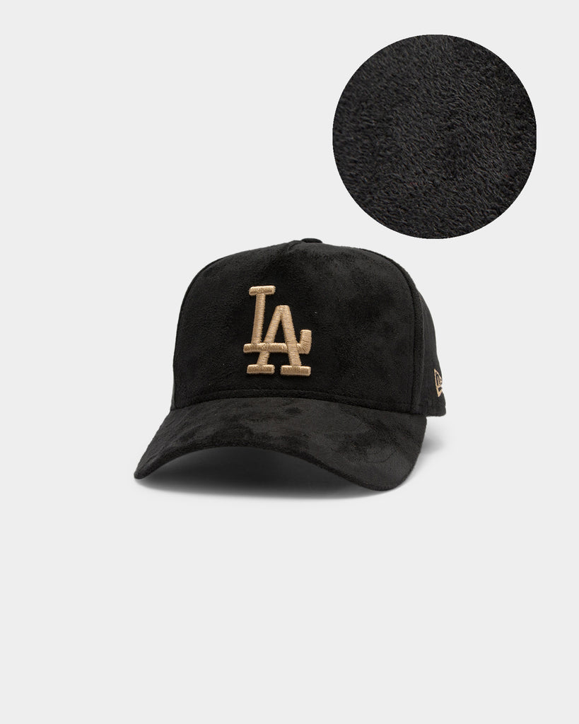 New era MLB Team Logo Metallic Los Angeles Dodgers Short Sleeve T-Shirt  Black