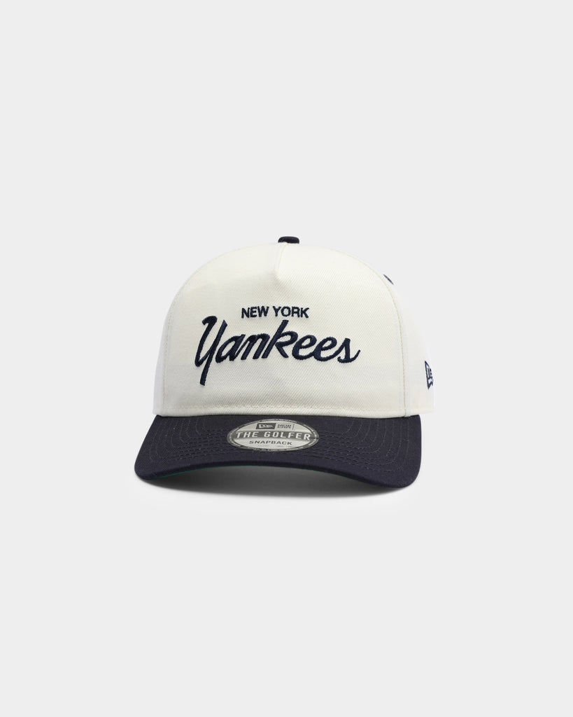 New Era Golfer New York Yankees MLB World Series Off White