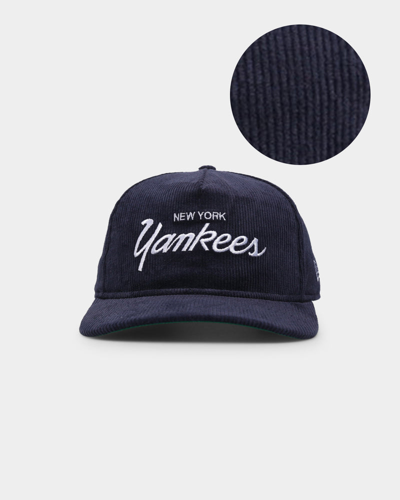 Vintage New York Yankees AJD Corduroy Snapback Baseball Hat