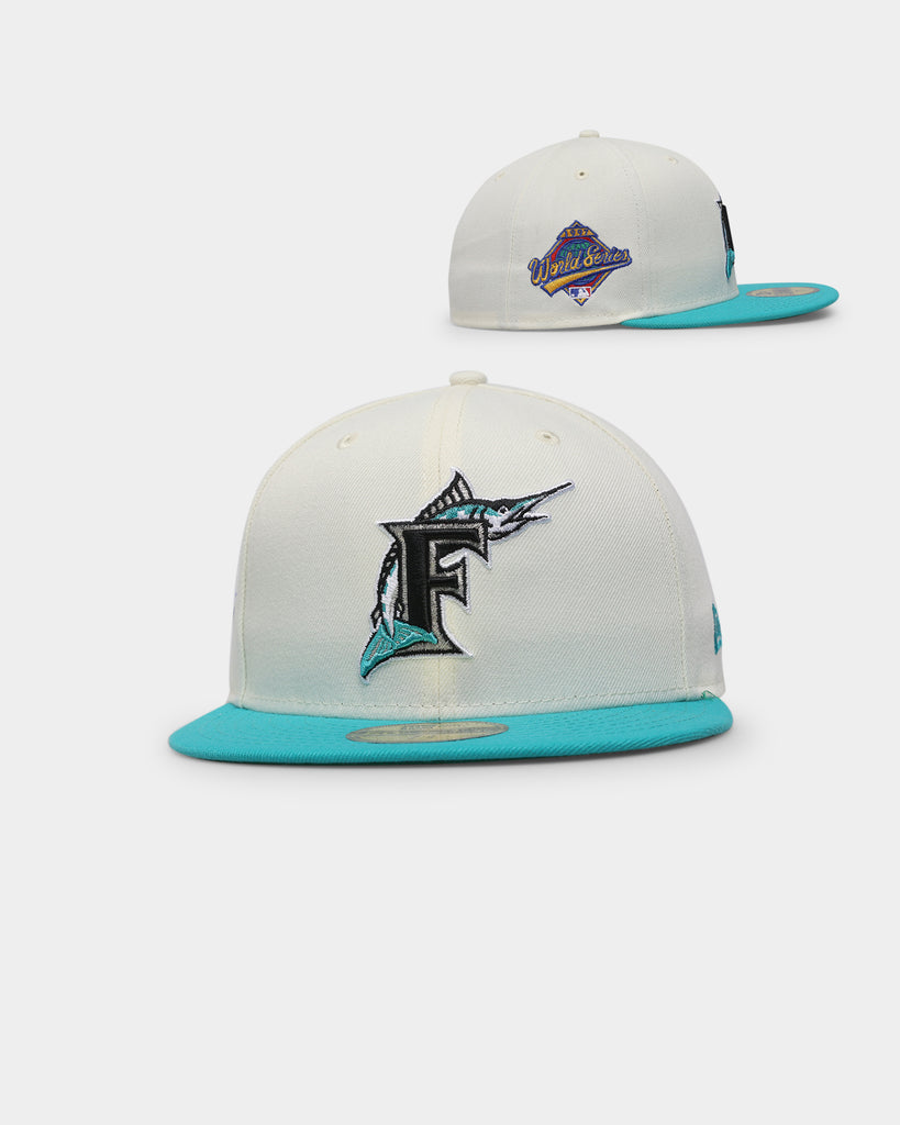 Brand New Florida marlins off-white World Series fitted cap for Sale