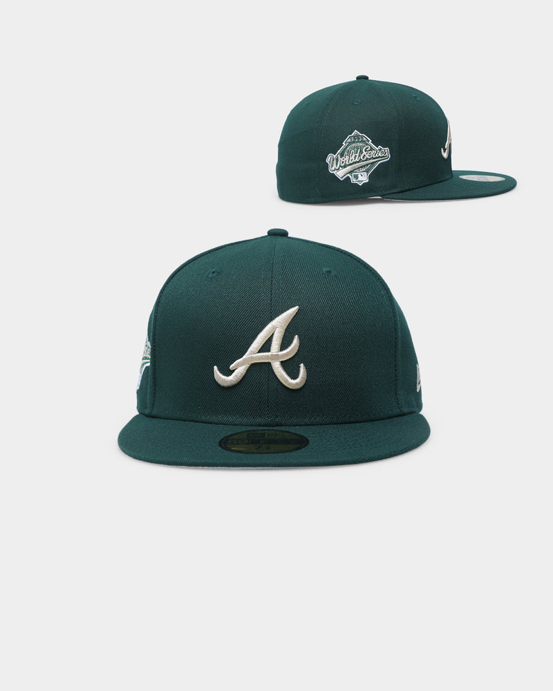 KTZ Atlanta Braves Memorial Day Low Profile 59fifty Fitted Cap in Green for  Men