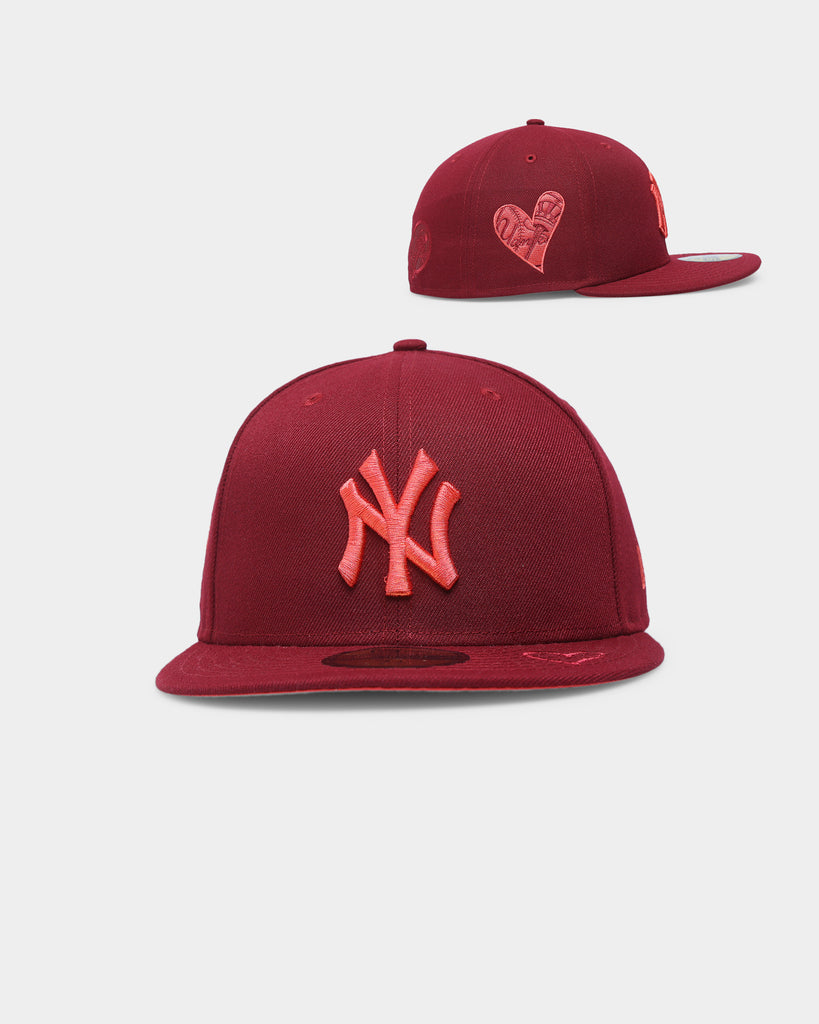 Lousy NY — Cardinal Red “Memoriam Yankees Fitted Cap