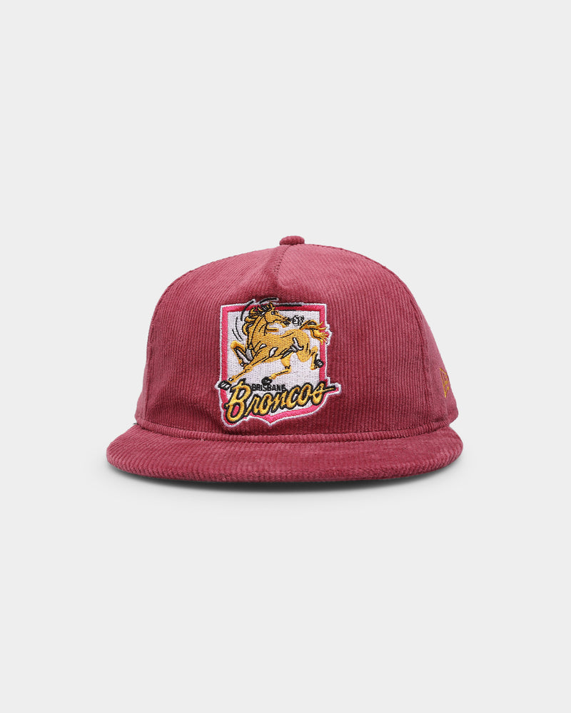 New Era Brisbane Broncos NRL '22 Cord The Golfer Snapback Open Purple