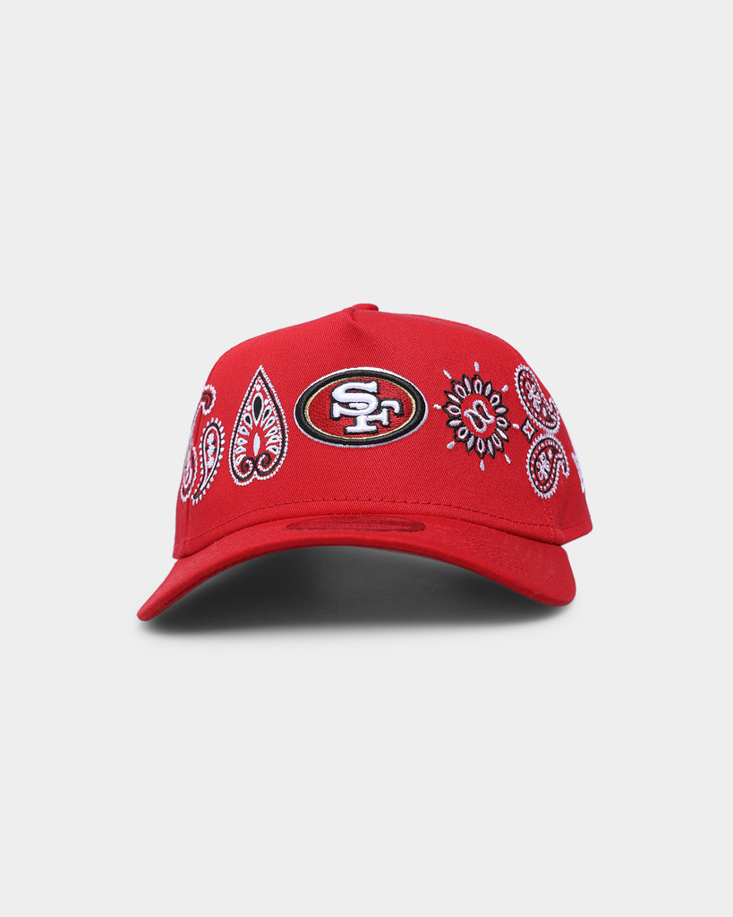 New Era 9fifty San Francisco 49ers Retro Crown Snapback Hat - 2T White, Red