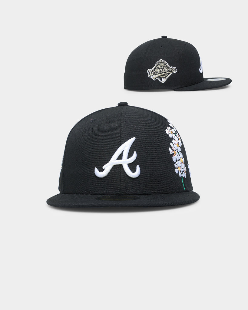New Era Atlanta Braves 'State Flower' 59FIFTY Fitted Black/Floral