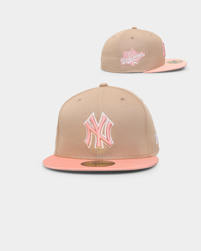 New Era New York Yankees 'Tumbleweed Sundae' 59FIFTY Fitted Khaki/Pink