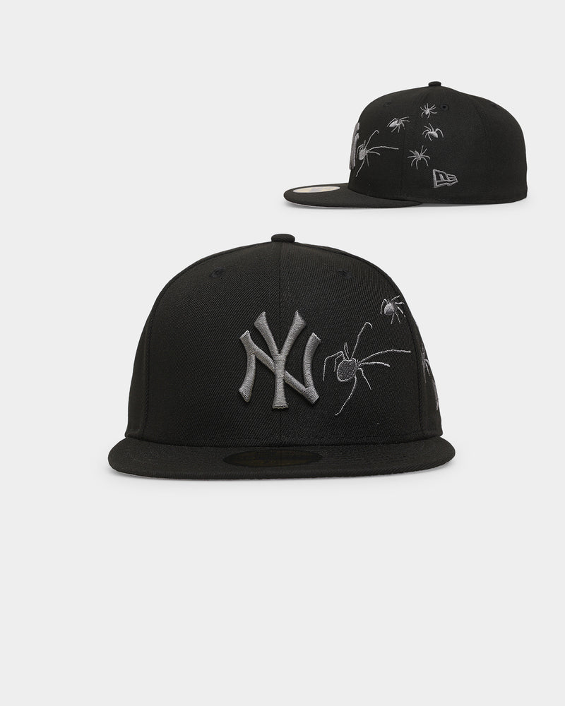 Rings & Crwns New York Black Yankees Black Team Fitted Hat