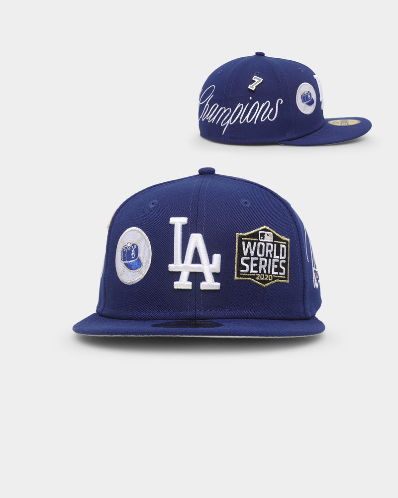 New Era Caps Los Angeles Dodgers Historic Champs 59FIFTY Fitted Hat Blue