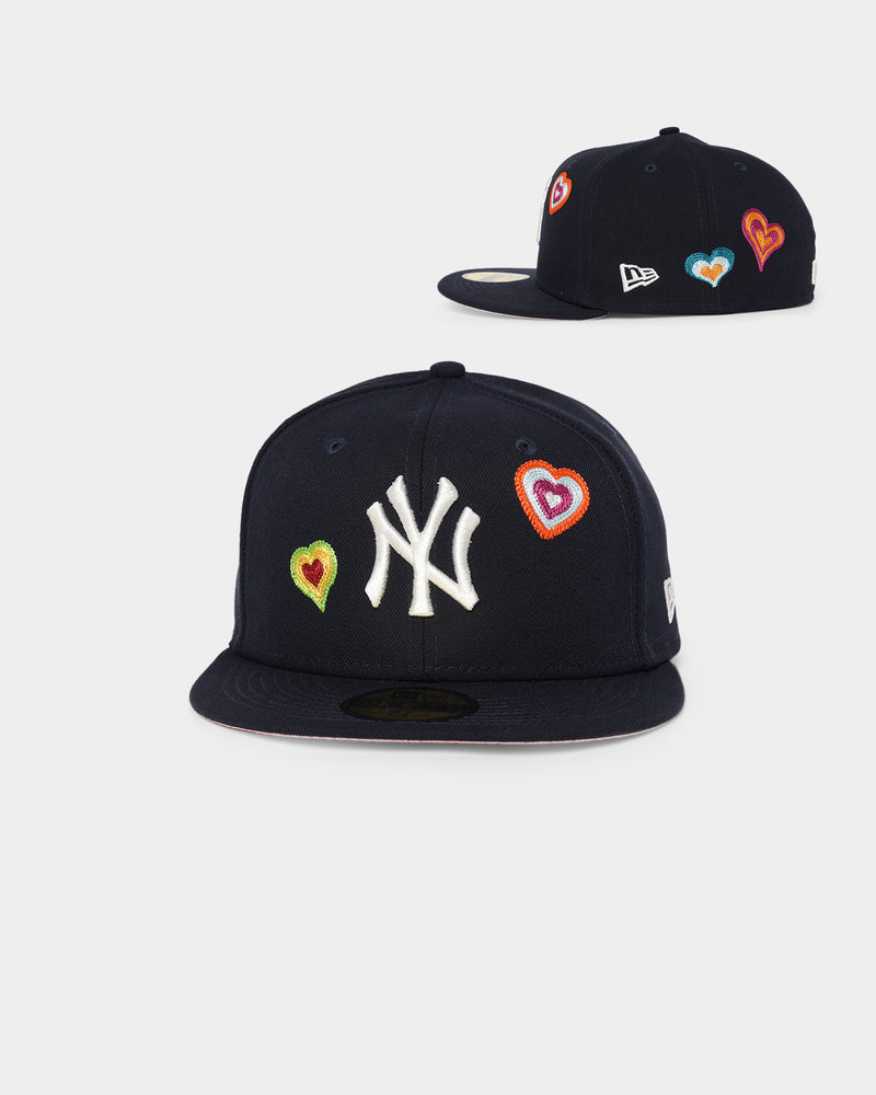 New Era New York Yankees 'Chain Stitch Heart' 59FIFTY Fitted Multi